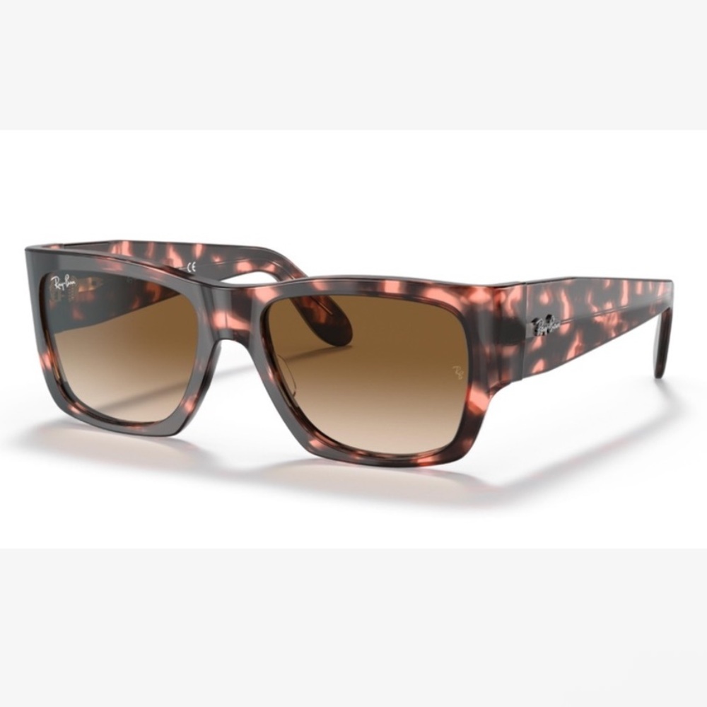 Ray-Ban RB 2187 Wayfarer Nomad 133451 Pink Havana | Sunglasses Unisex NEW